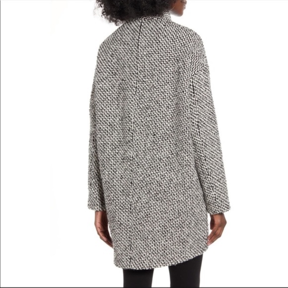 Blank NYC Black and White Say Anything Tweed Coat - Picture 2 of 10
